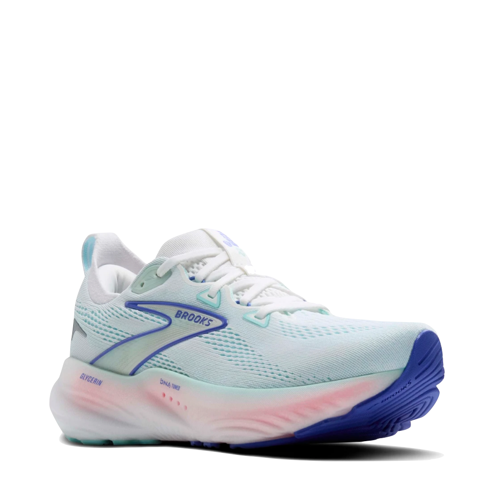 Mudguard and Toe view of Brooks Glycerin 22 Sneaker for women.