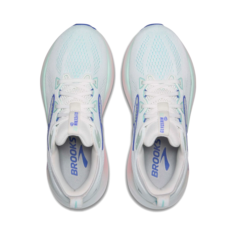 Top-down view of Brooks Glycerin 22 Sneaker for women.
