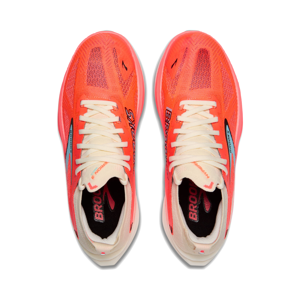 Top-down view of Brooks Hyperion Max 3 Sneaker for women.