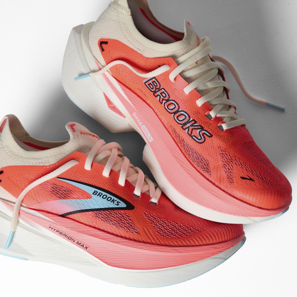 Detail view of Brooks Hyperion Max 3 Sneaker for women.