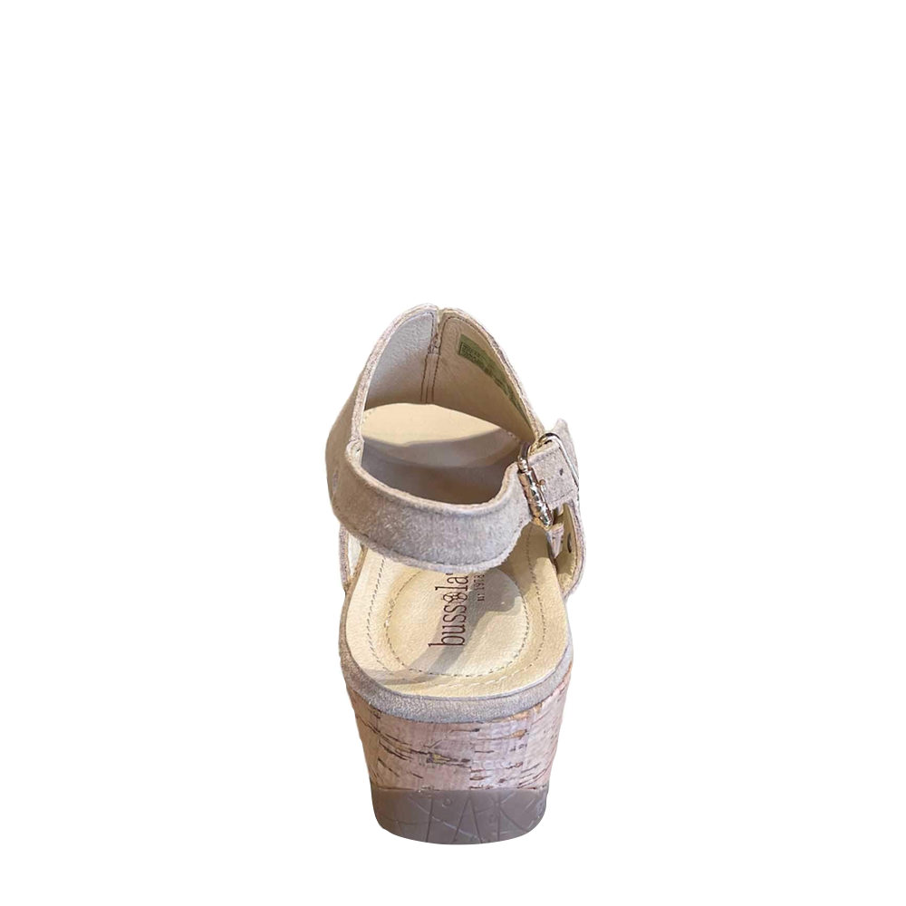 Back view of Bussola Izzy Wedge Sandal for women.