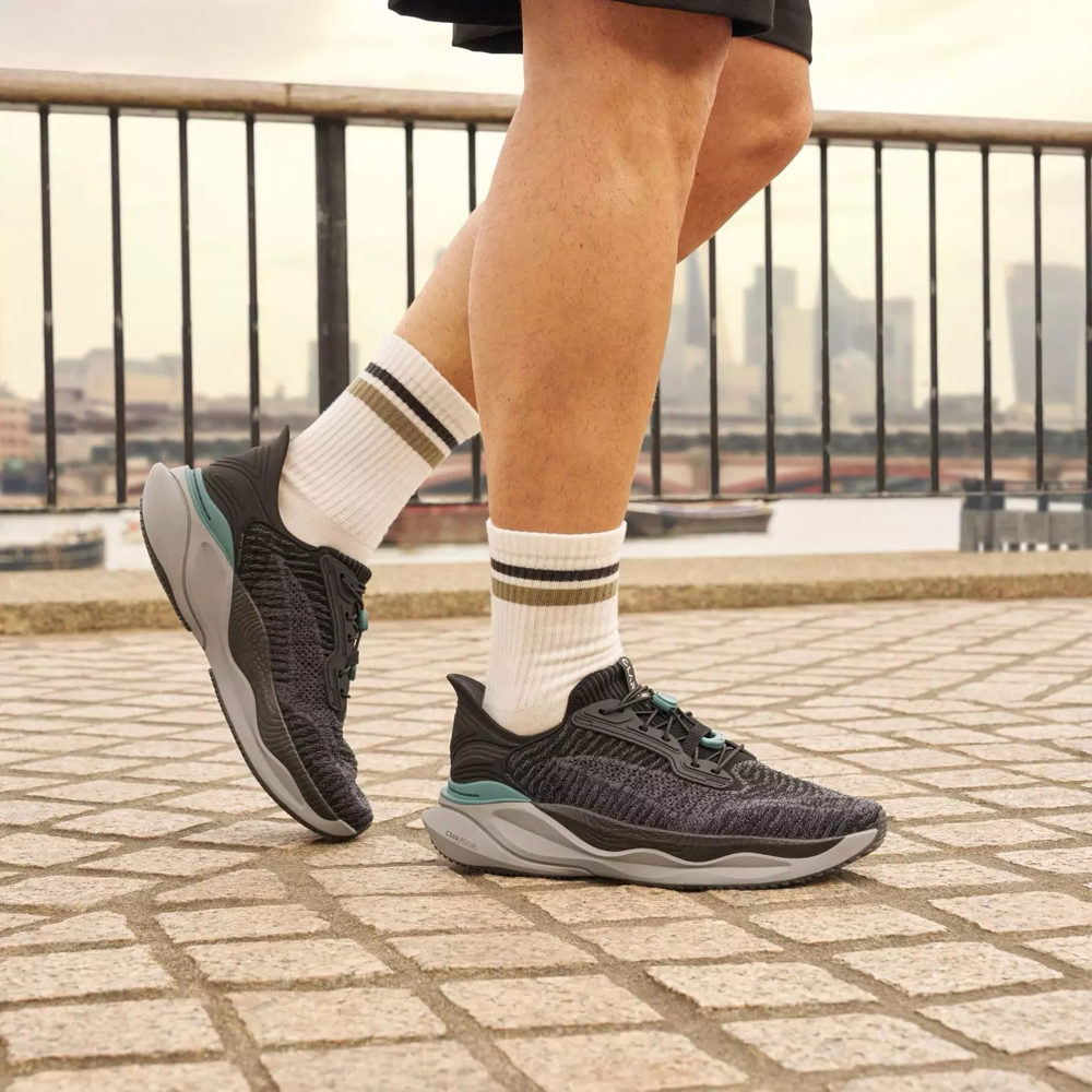 Model view of Clarks Pace Rise Sneaker for men.