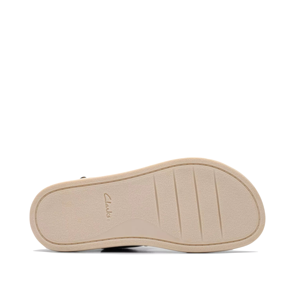 Bottom view of Clarks Arwell Glide Sandal for women.