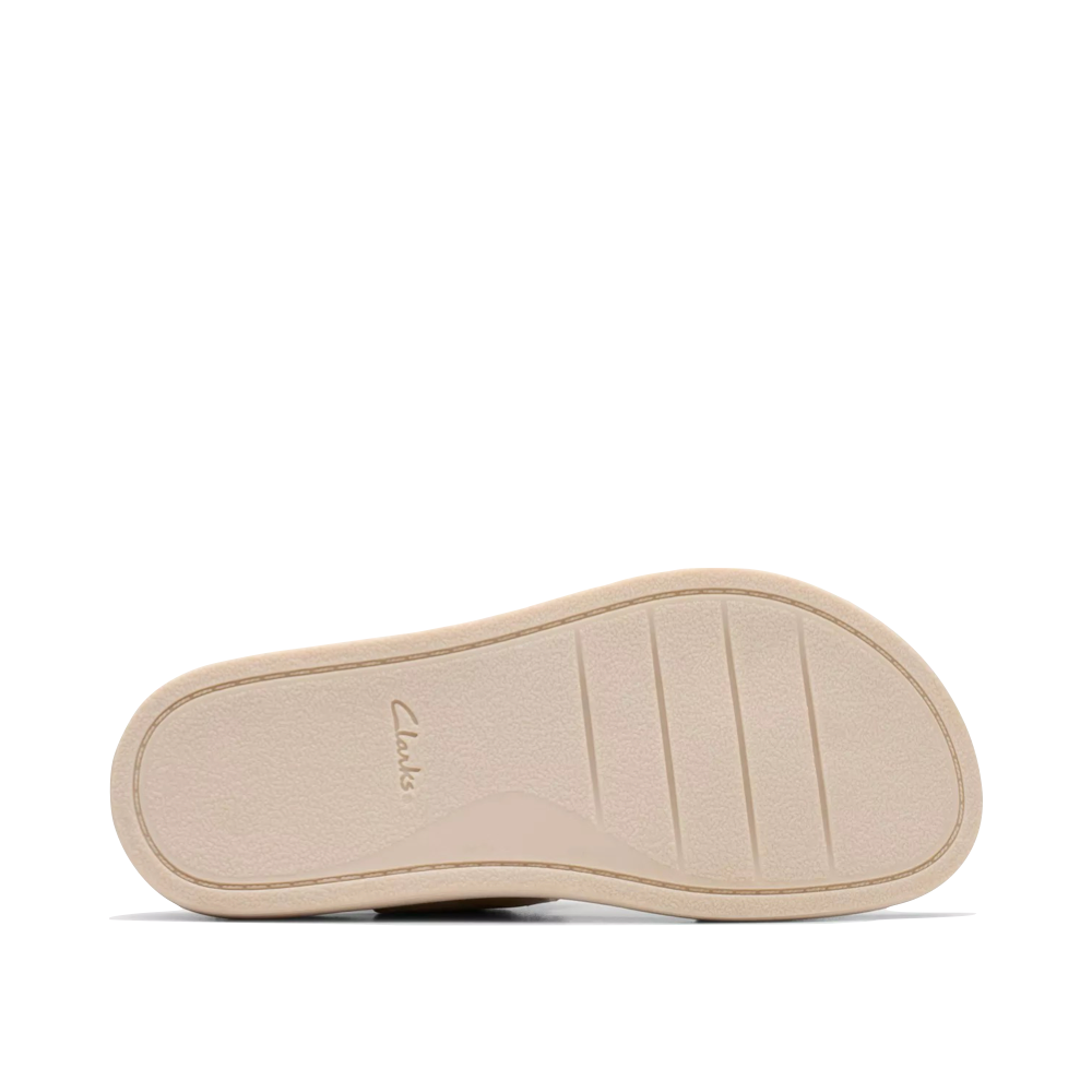 Bottom view of Clarks Arwell Glide Sandal for women.