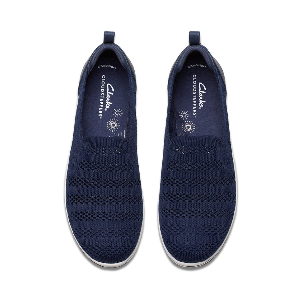 Top-down view of Clarks Breezey Izzy Slip On for women.