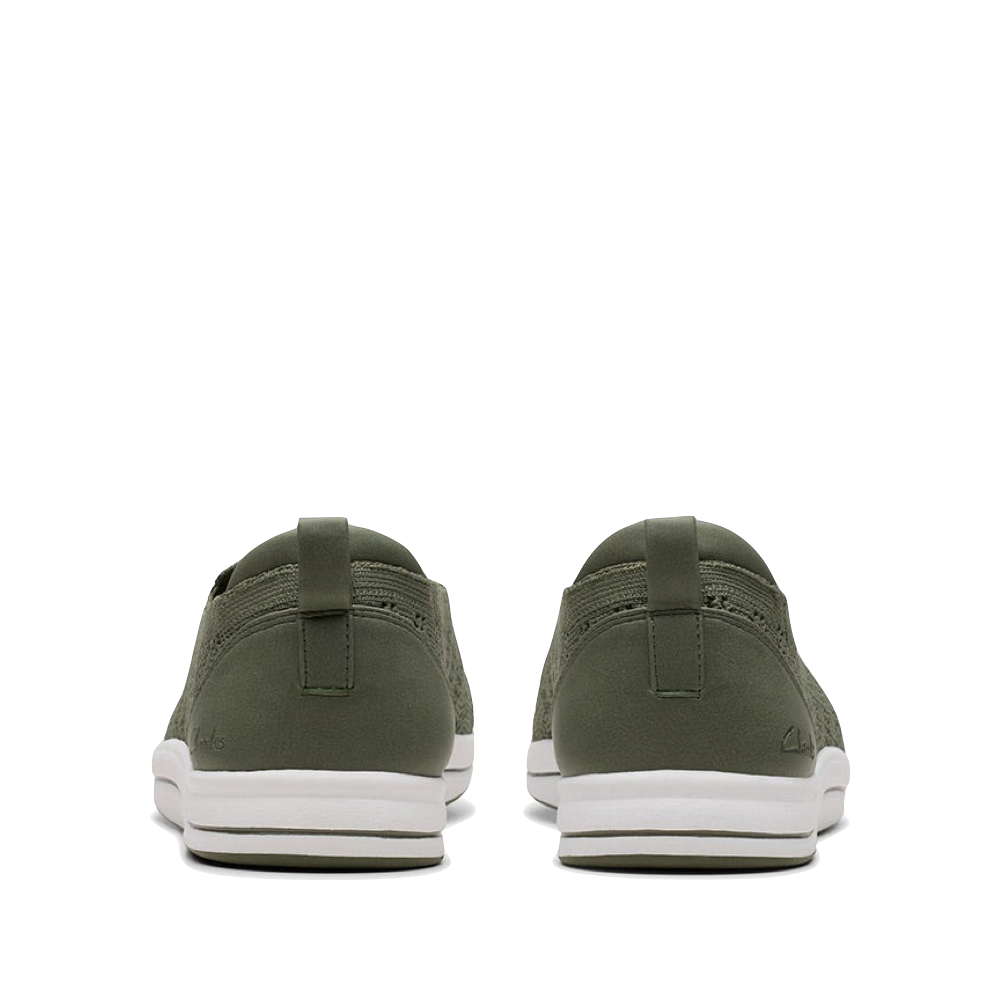 Back view of Clarks Breezey Izzy Slip On for women.