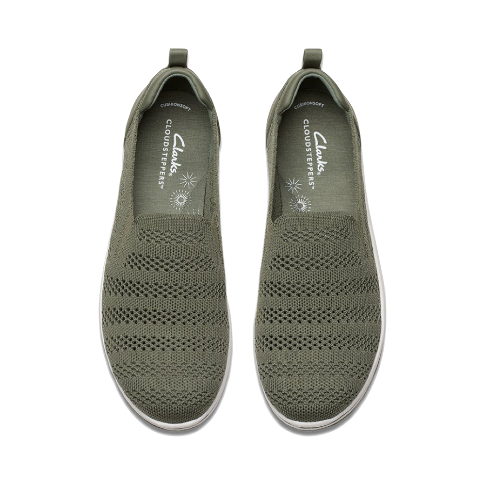 Top-down view of Clarks Breezey Izzy Slip On for women.