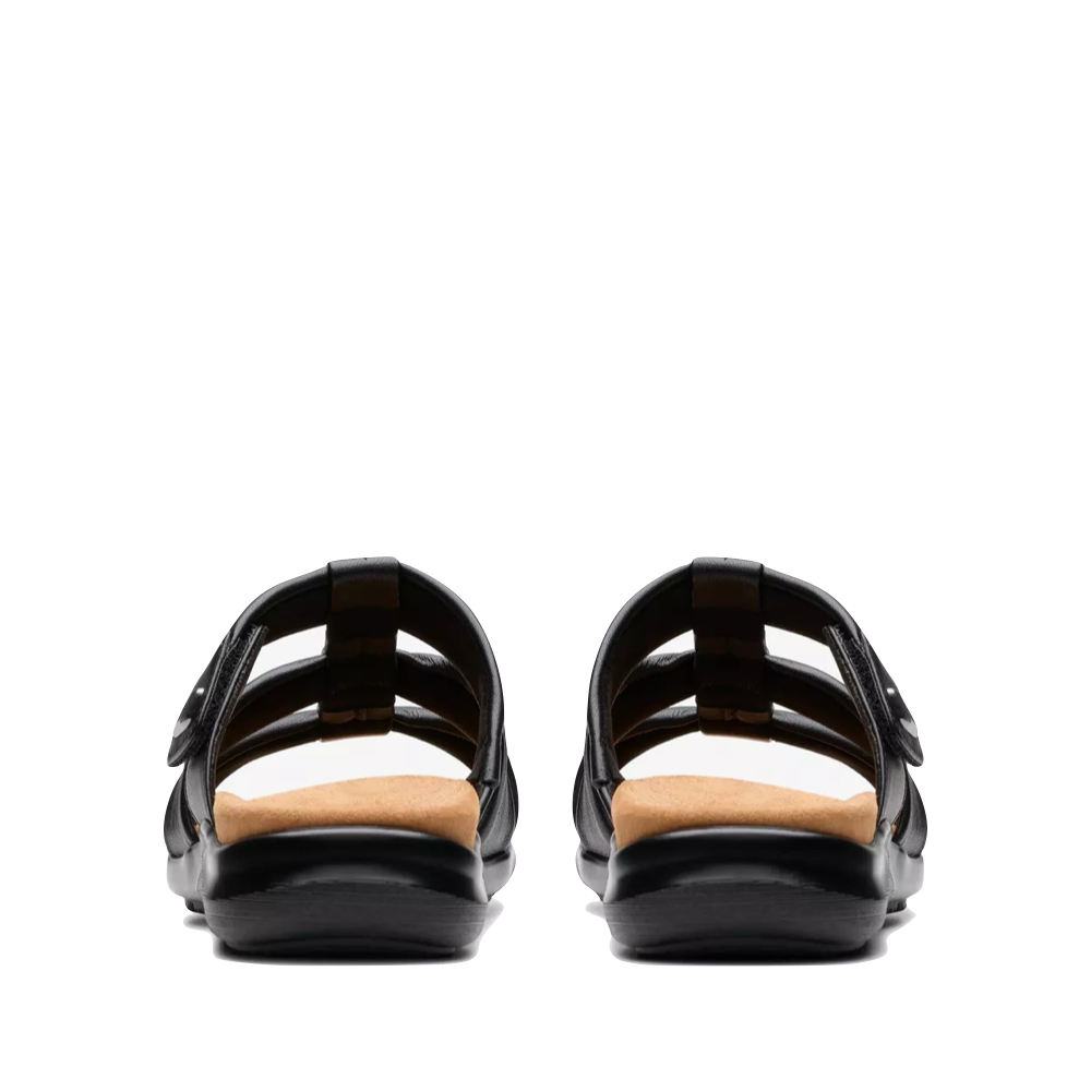 Back view of Clarks Kitly Slide Sandal for women.