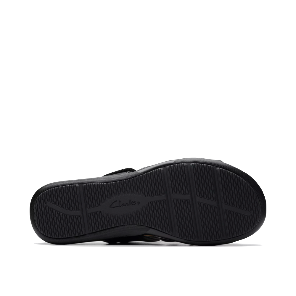 Bottom view of Clarks Kitly Slide Sandal for women.