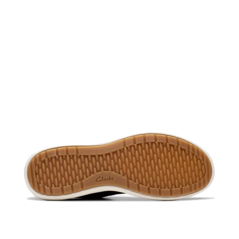 Bottom view of Clarks Nalle Walk Knit Sneaker for women.