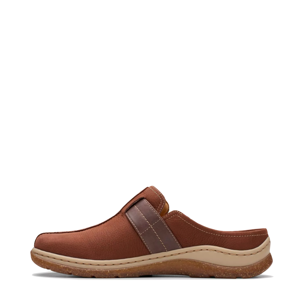 Side (left) view of Clarks Orlene Clog for women.
