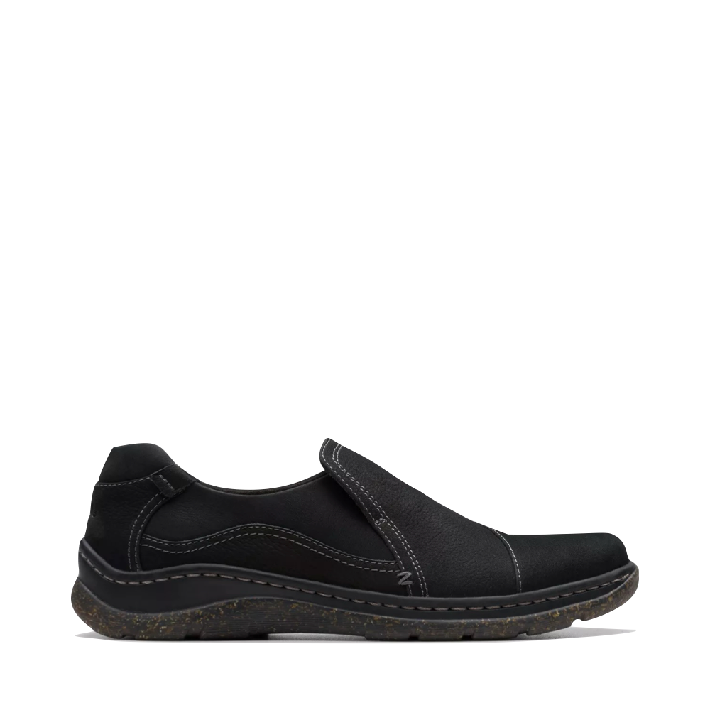 Side (right) view of Clarks Orlene Slip On for women.