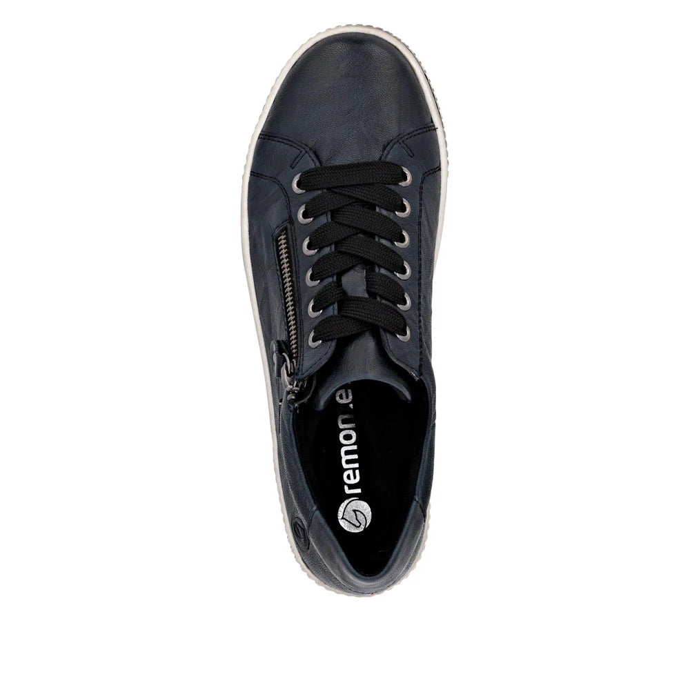 Remonte Women's Maditta 00 Waterproof Sneaker in Navy