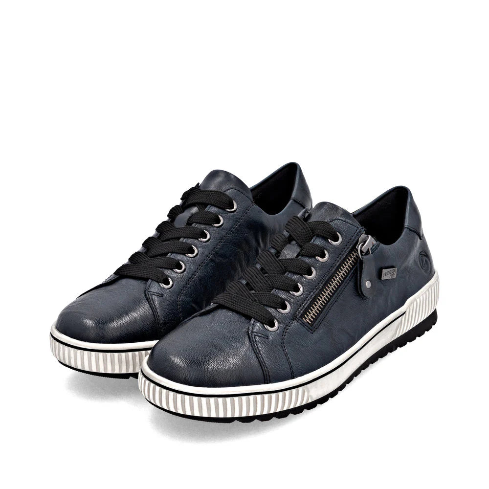 Remonte Women's Maditta 00 Waterproof Sneaker in Navy