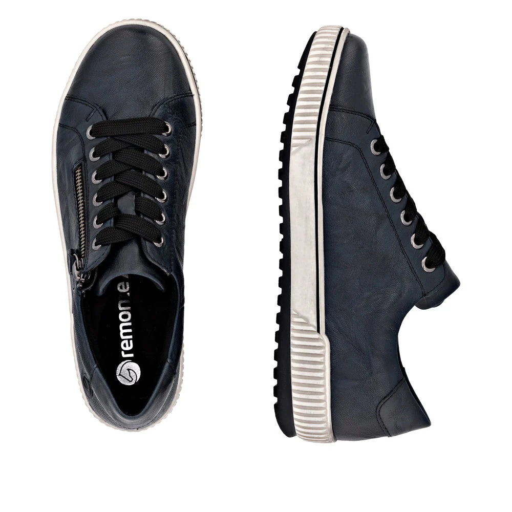Remonte Women's Maditta 00 Waterproof Sneaker in Navy