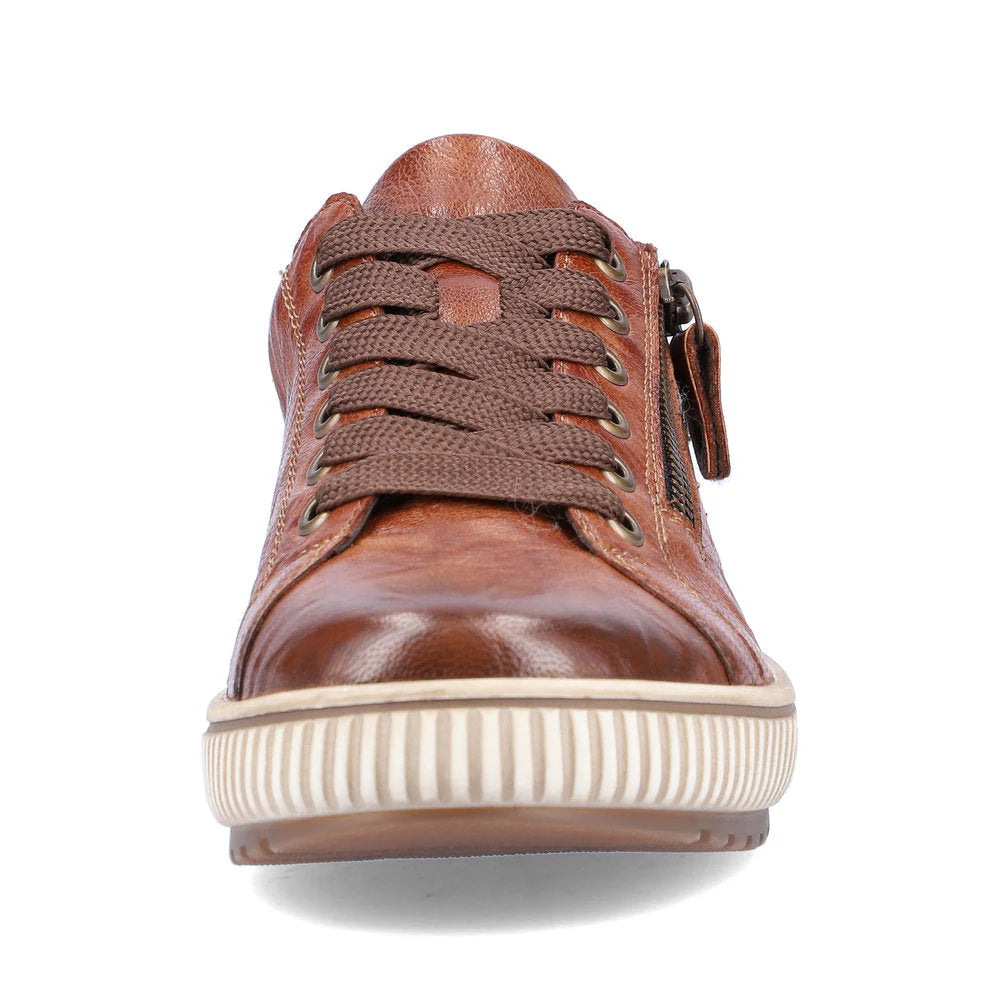Remonte Women's Maditta 00 Waterproof Sneaker in Cuoio Tan