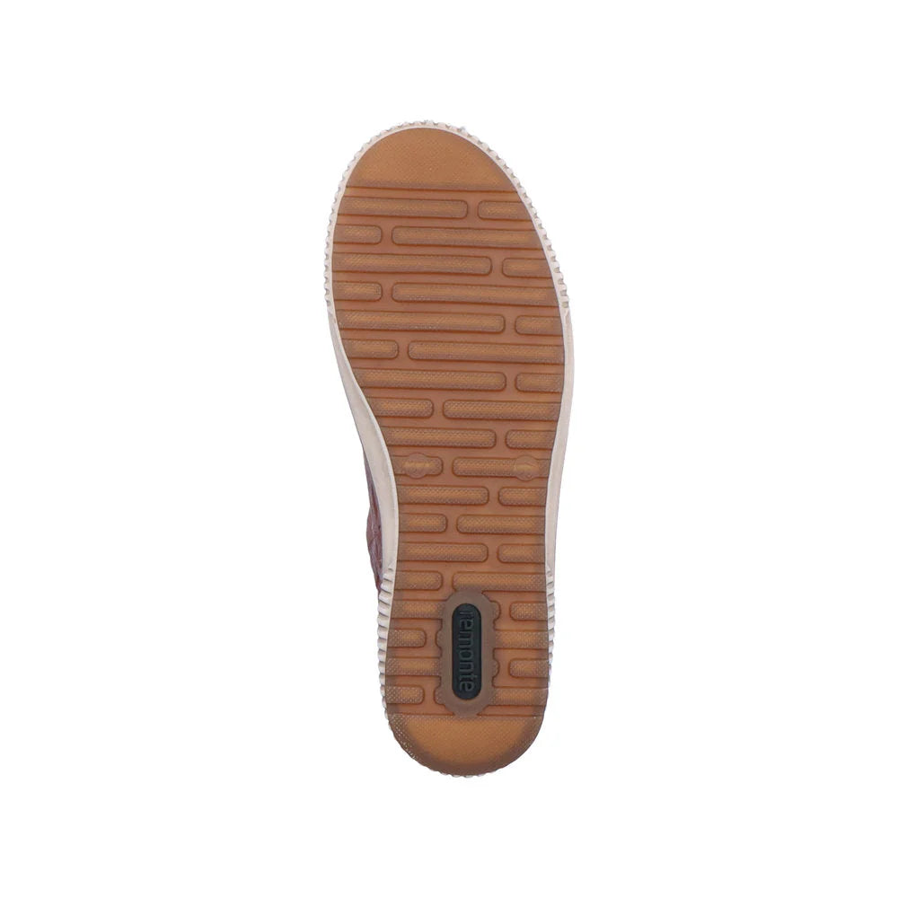 Remonte Women's Maditta 00 Waterproof Sneaker in Cuoio Tan