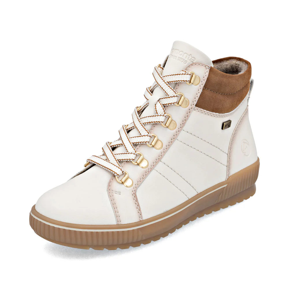 Remote Women's Maditta 81 Size Zip Lace Waterproof Boot in Cotton