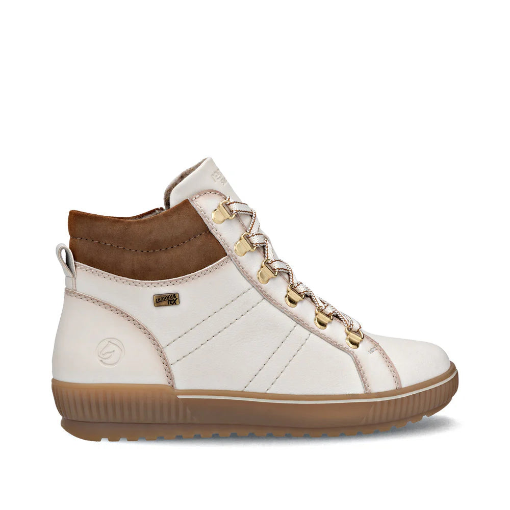 Remote Women's Maditta 81 Size Zip Lace Waterproof Boot in Cotton