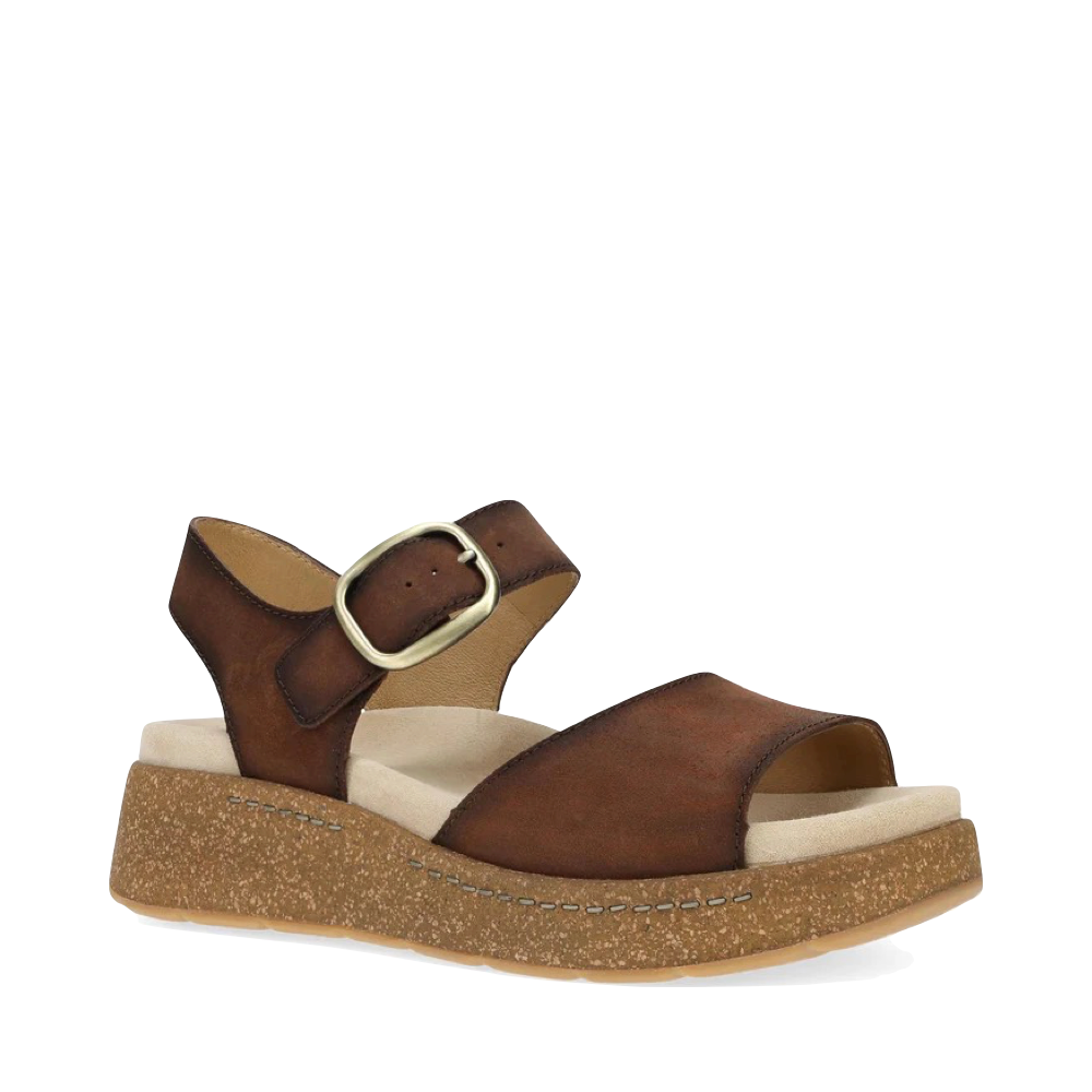 Toe view of Dansko Dianca Leather Platform Sandal for women.