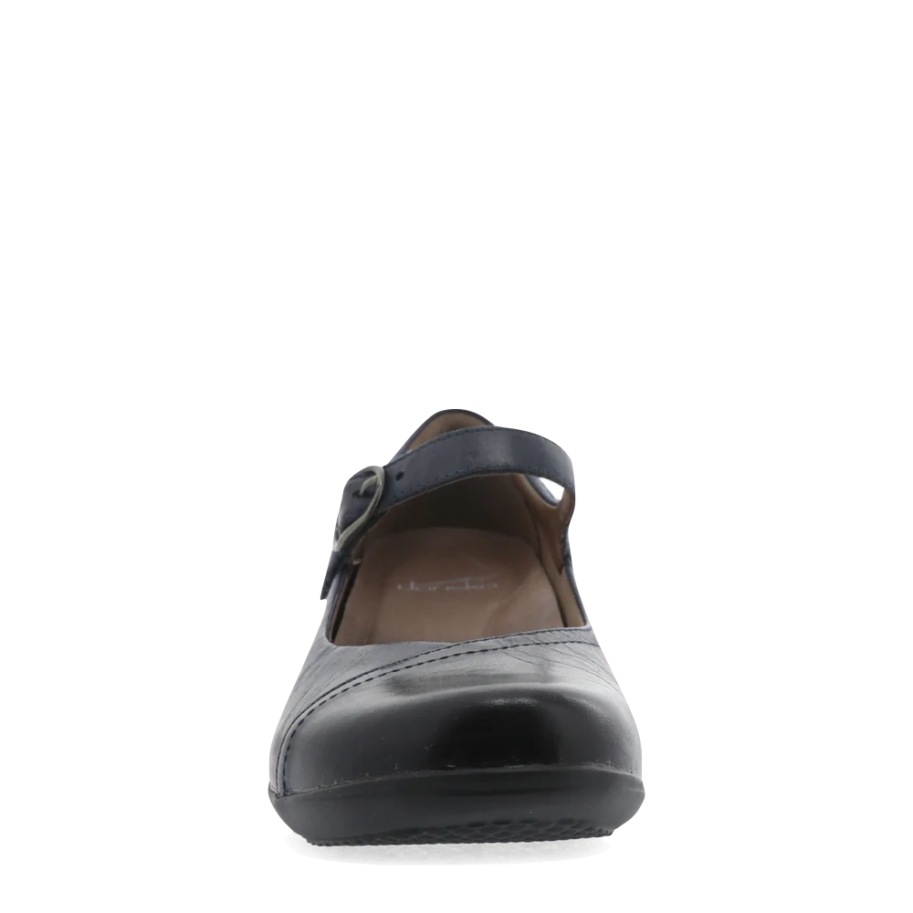 Front view of Dansko Fawna Leather Mary Jane for women.