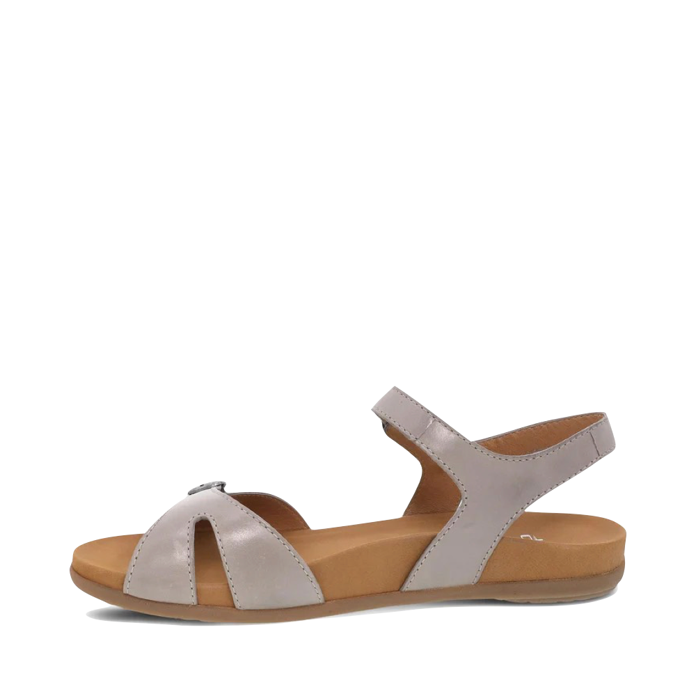 Side (left) view of Dansko Judith Leather Sandal for women.
