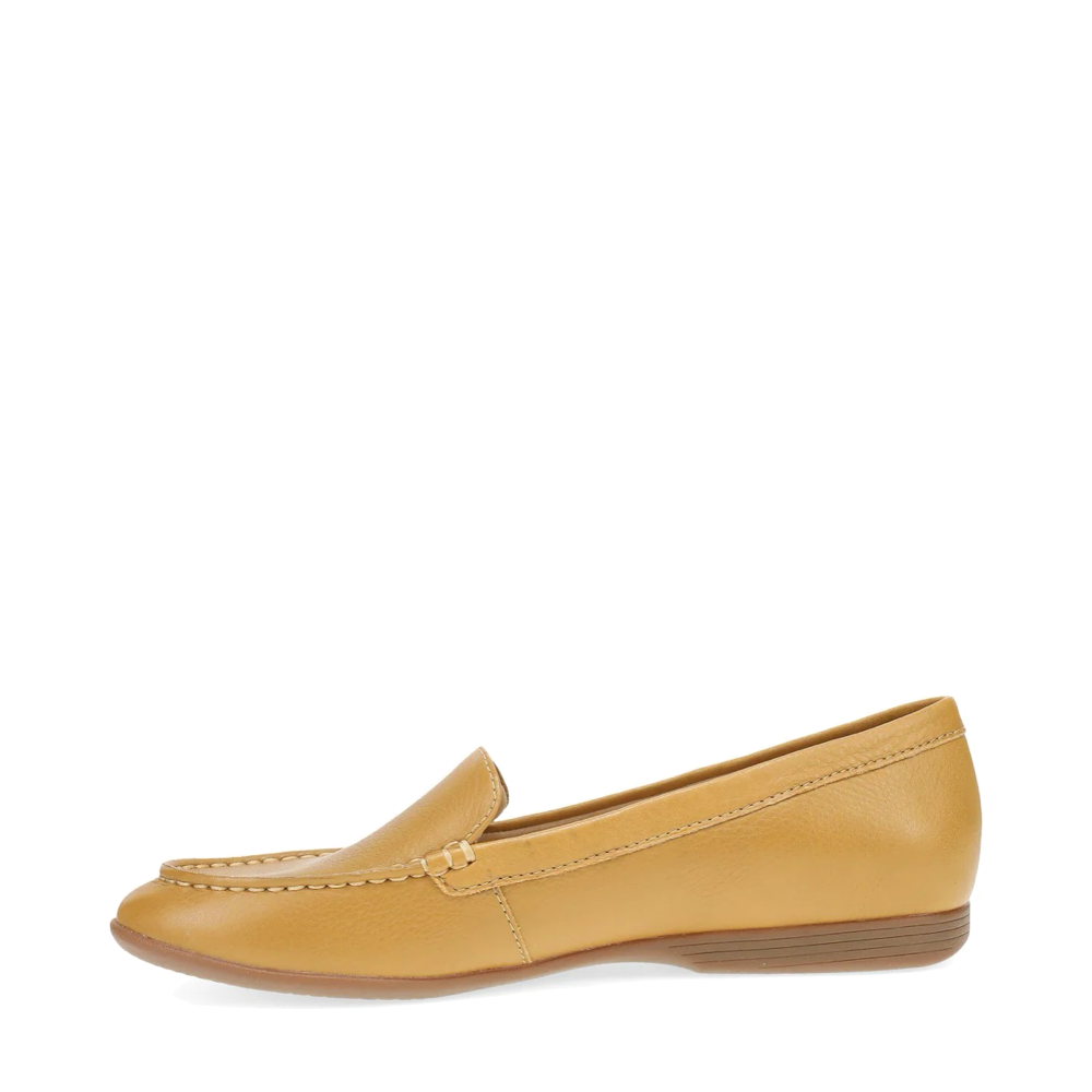 Side (left) view of Dansko Lorri Leather Loafer for women.