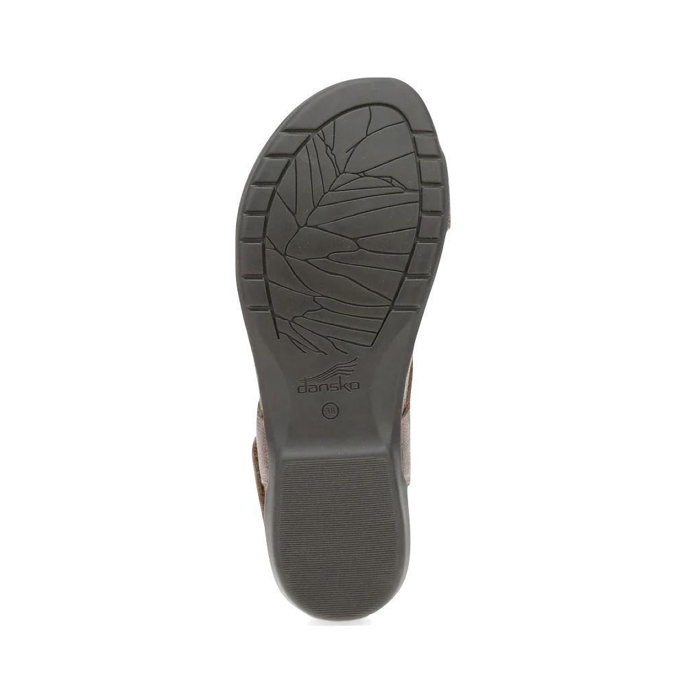 Bottom view of Dansko Reece Thong Sandal for women.