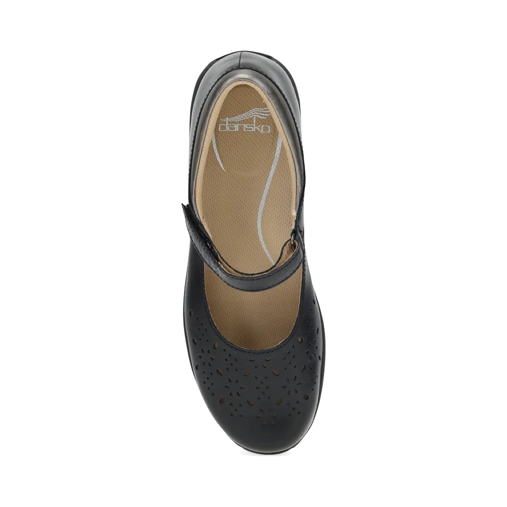 Top-down view of Dansko Stacy Mary Jane for women.