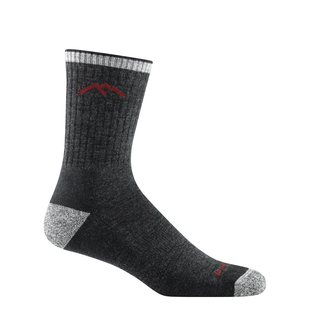 Side (right) view of Darn Tough Hiker Micro Crew Midweight Hiking Sock for men.