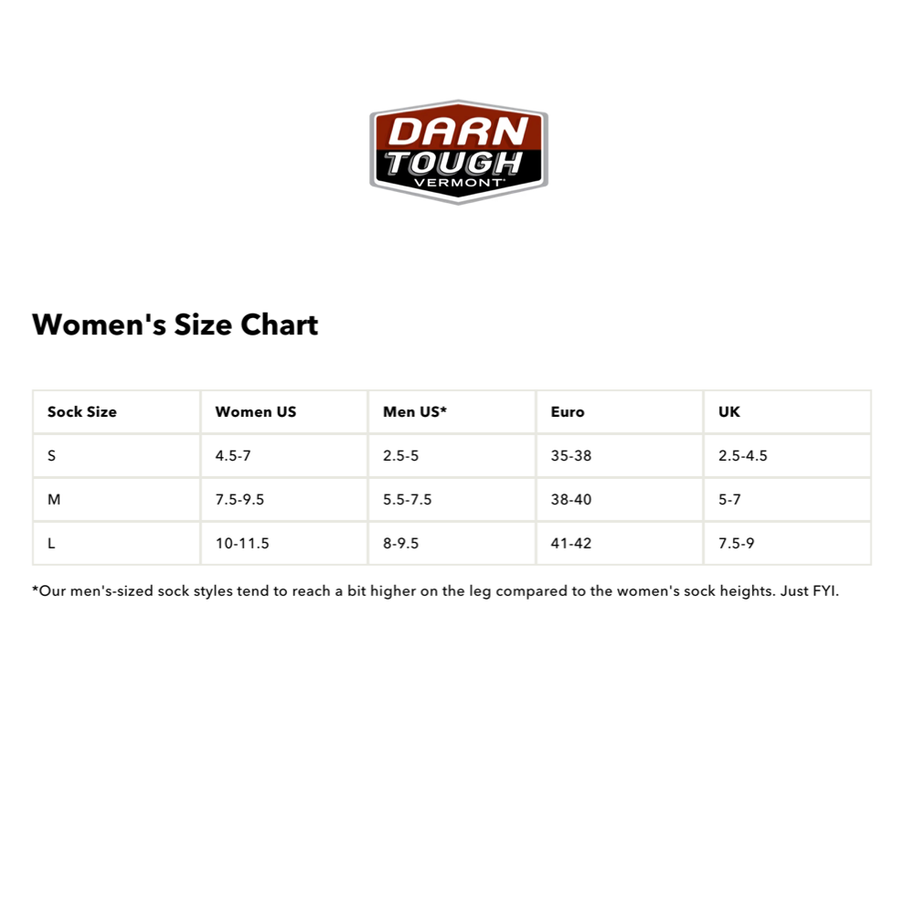 Darn Tough Women's Mollie Beattie Micro Crew Midweight Work Sock in Shale