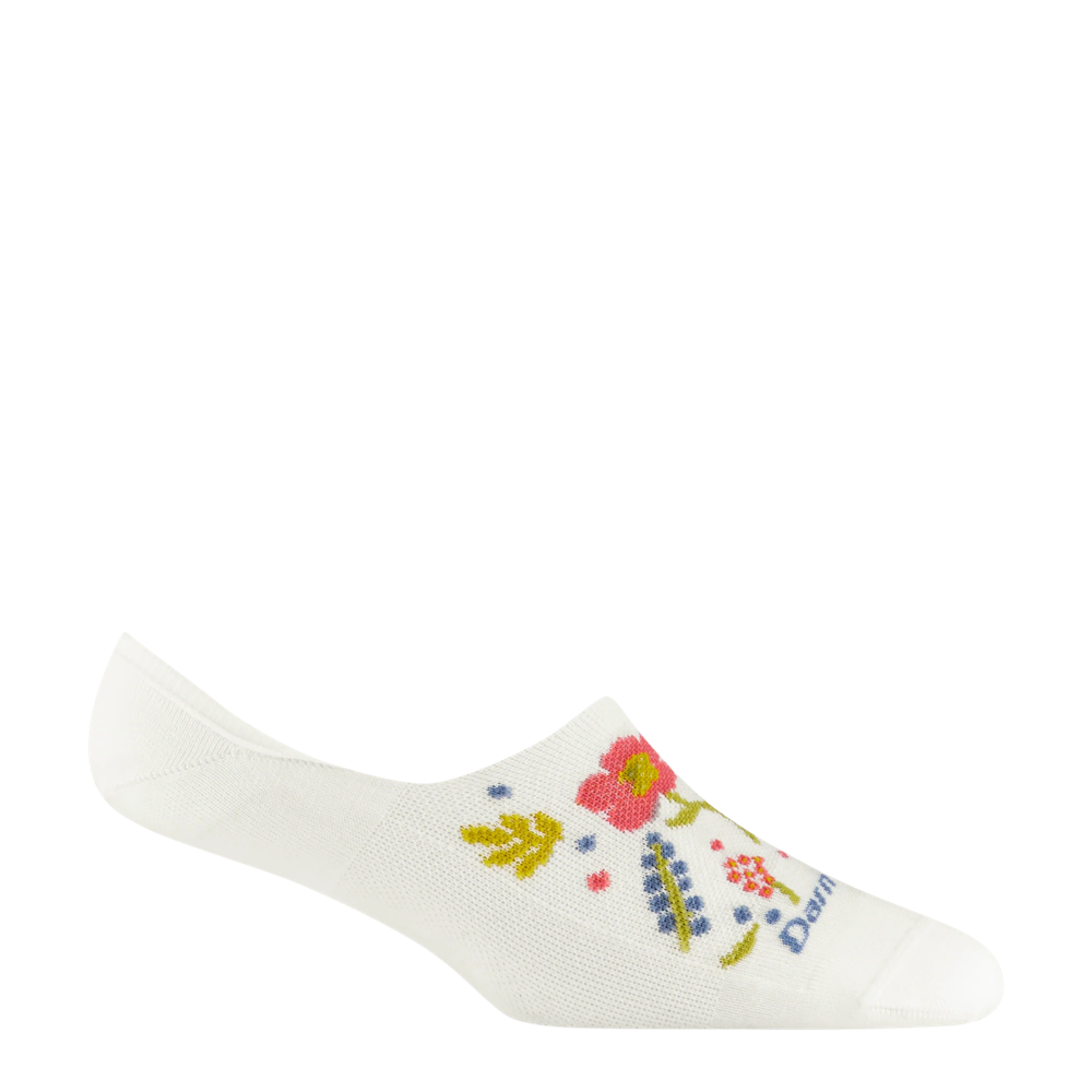 Side (right) view of Darn Tough Garden Party No Show Hidden Lightweight Lifestyle sock for women.