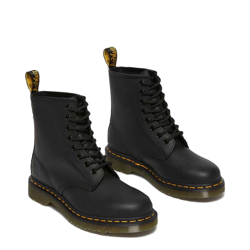 Dr. Martens Men's 1460 8 Eye Greasy Leather Lace Boot in Black