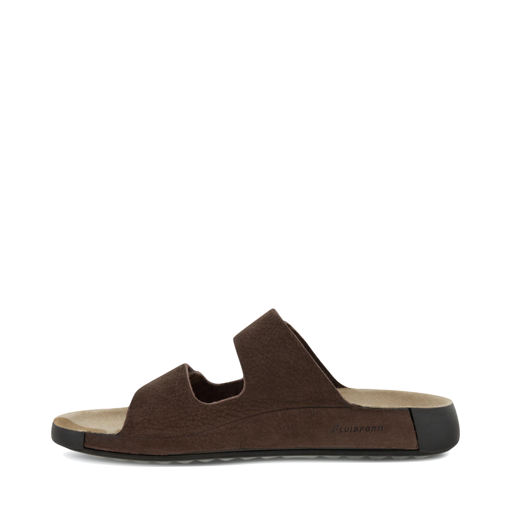 Side (left) view of Ecco Cozmo Slide Sandal for men.