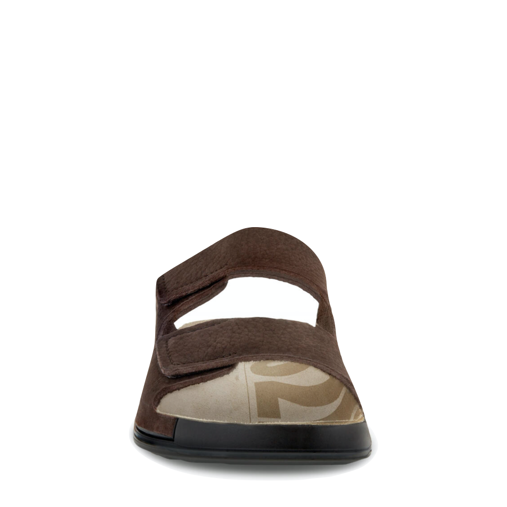 Front view of Ecco Cozmo Slide Sandal for men.