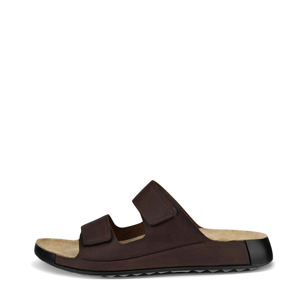 Side (left) view of Ecco Cozmo Slide Sandal for men.