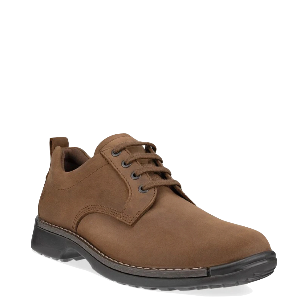 Mudguard and Toe view of Ecco Fusion Oiled Nubuck Tie for men.