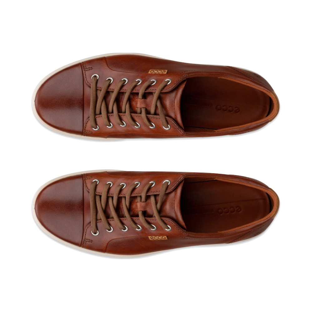 Top-down view of Ecco Soft 7 Leather Sneaker for men.