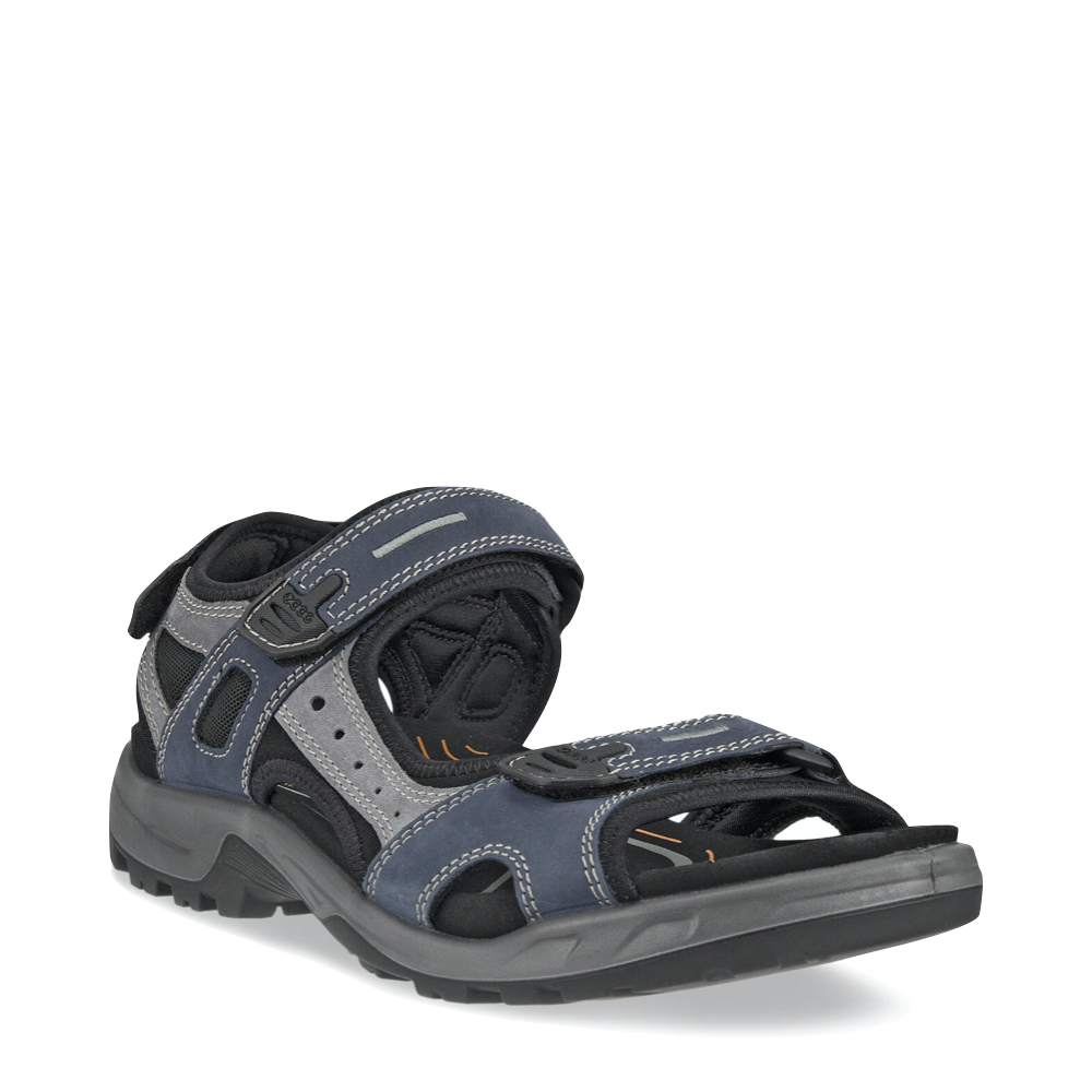 stege teater Hellere Ecco Men's Yucatan Sandals in Marine Blue – V&A Bootery INC
