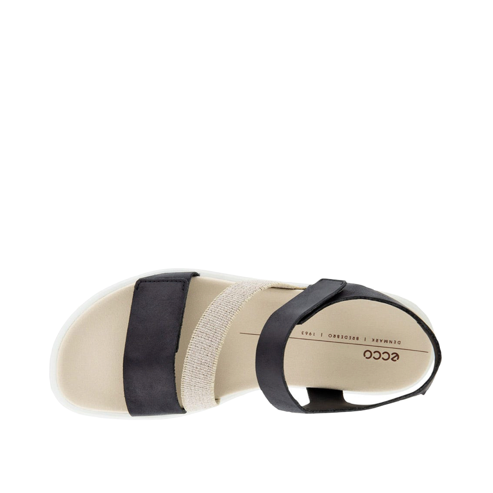 Top-down view of Ecco Flowt 2 Band Sandal for women.