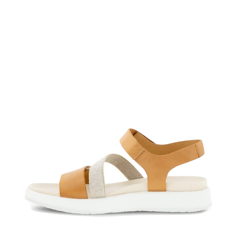 Side (left) view of Ecco Flow Sandal for women.