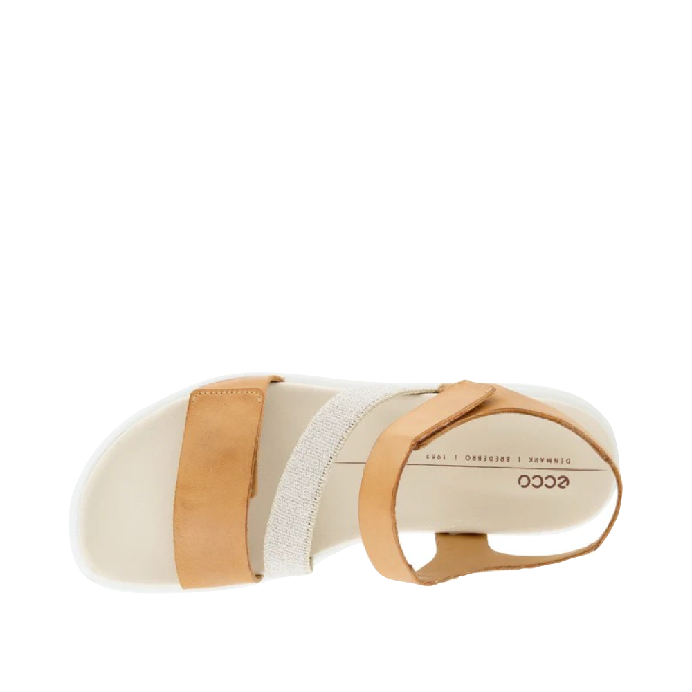 Top-down view of Ecco Flow Sandal for women.
