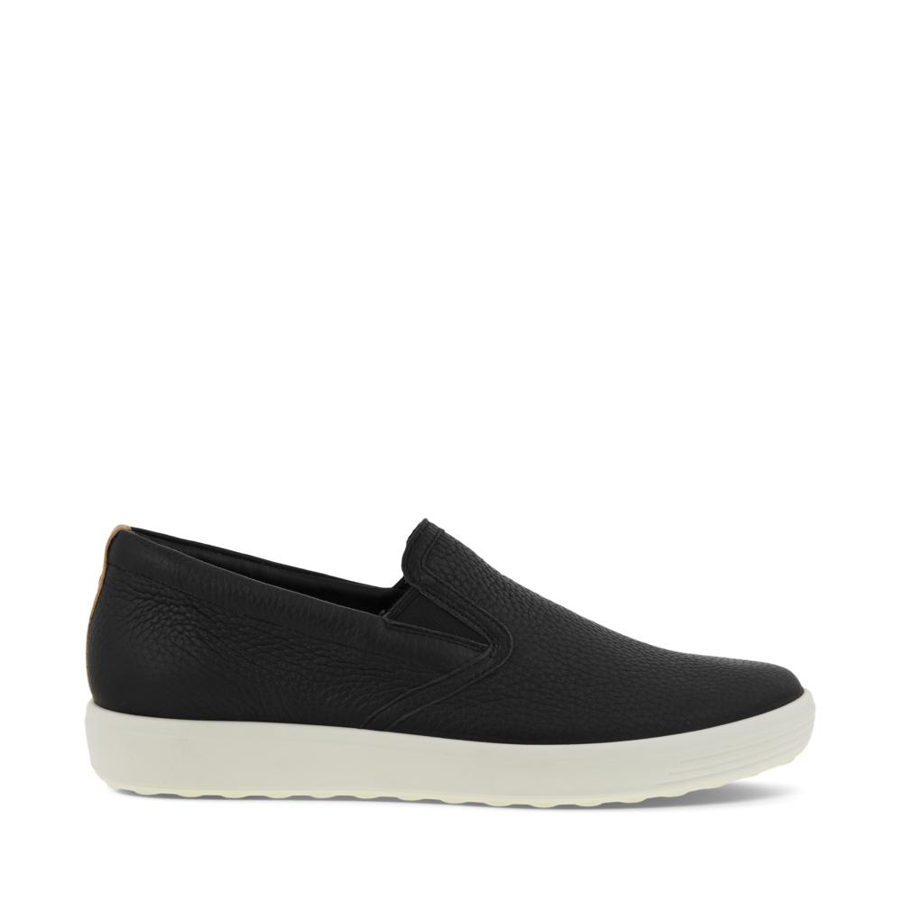 Ecco Women's Soft Slip On Sneaker (Black) – V&A Bootery INC