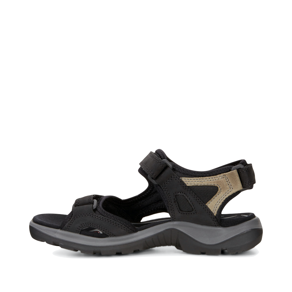Side (left) view of Ecco Yucatan Sandal for women.