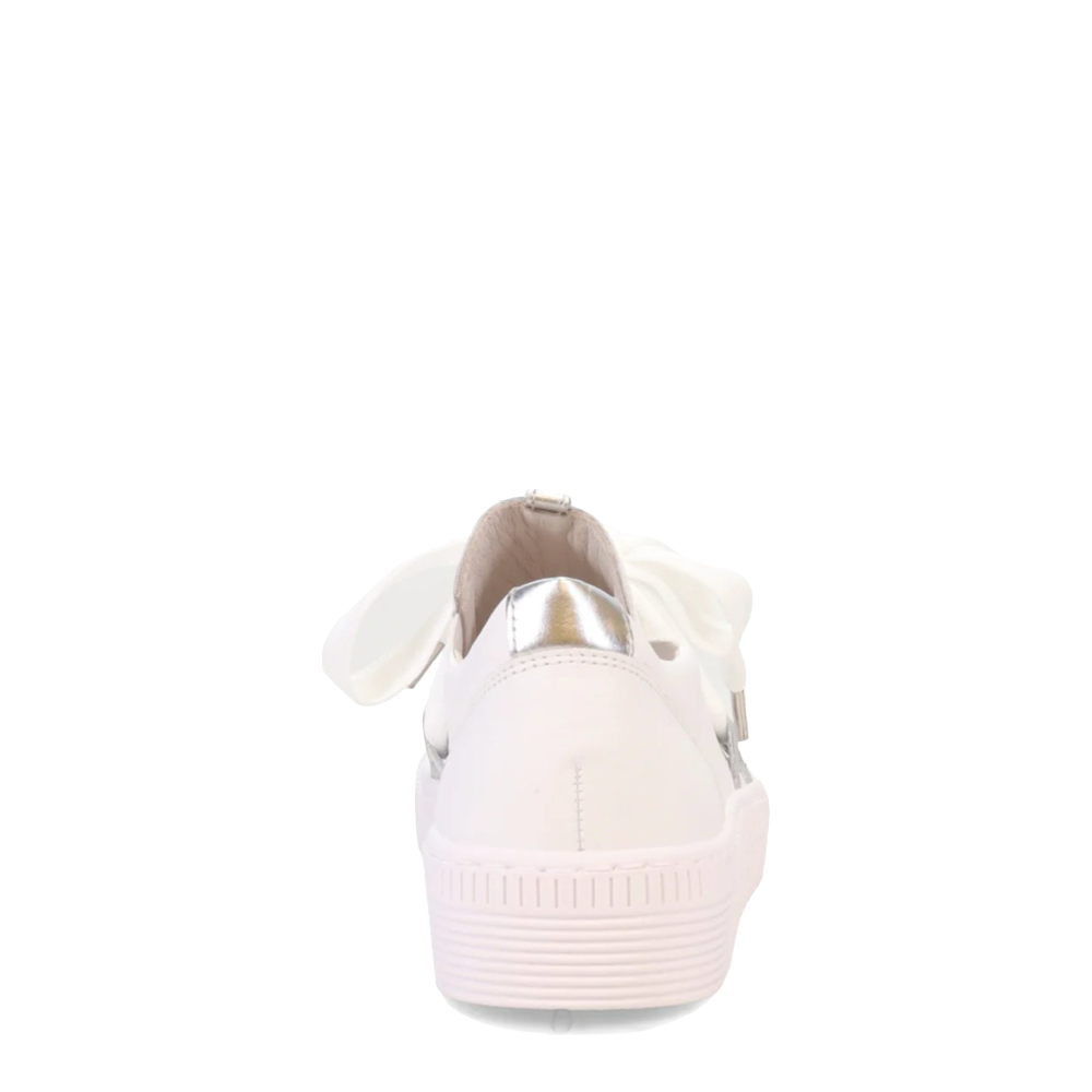 Back view of Gabor Bow Sneaker for women.