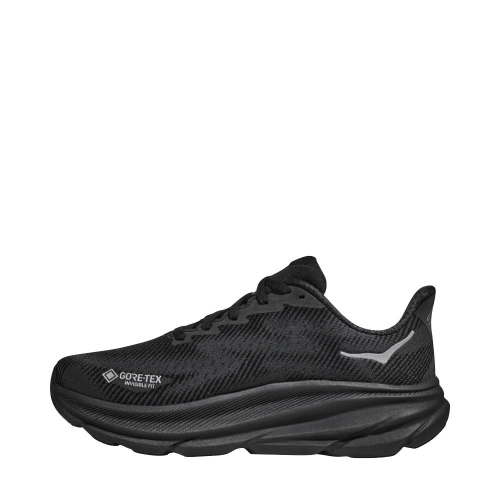 Side (left) view of Hoka Clifton 9 GTX Sneaker for men.
