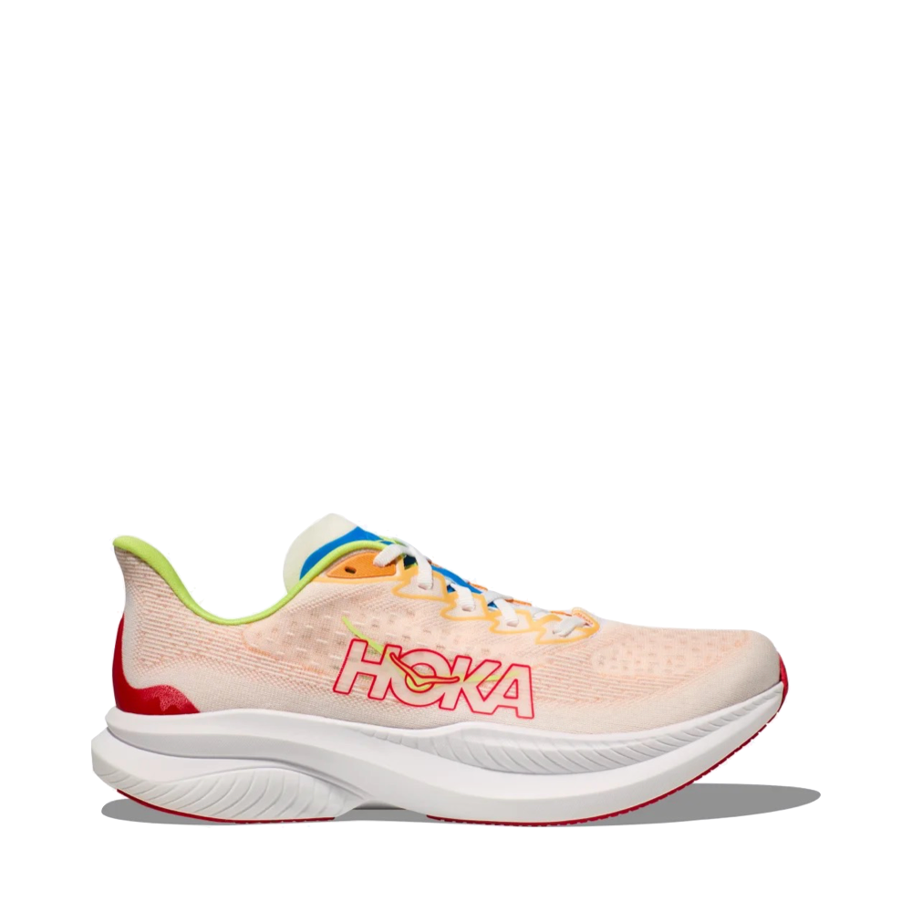 NEW Hoka One Men\'s MACH 6 RUNNING SNEAKERS WRL WHITE ORANGE SZ 12 NIB Amazon.com | HOKA Mach 6 Mens Shoes (White/Neon Tangerine  main image 2