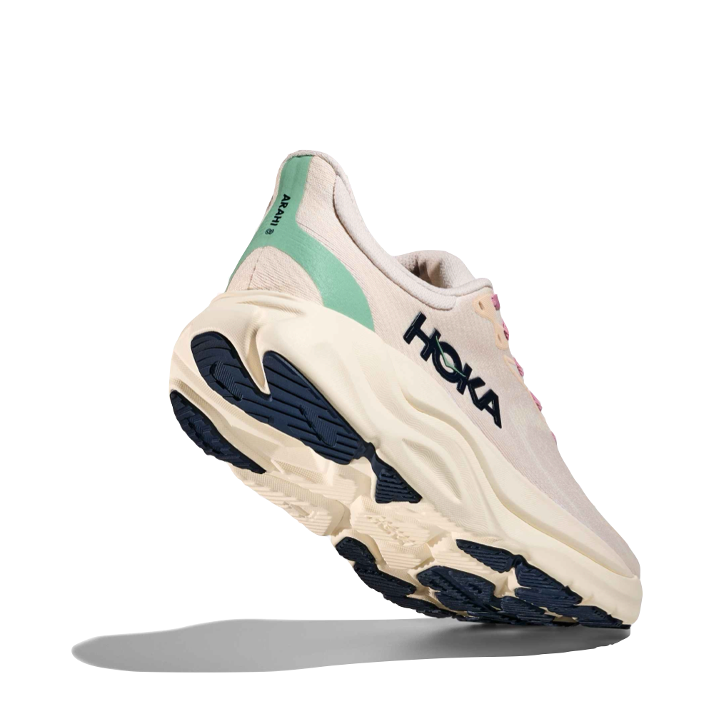 Bottom view of Hoka Arahi 8 Sneaker for women.