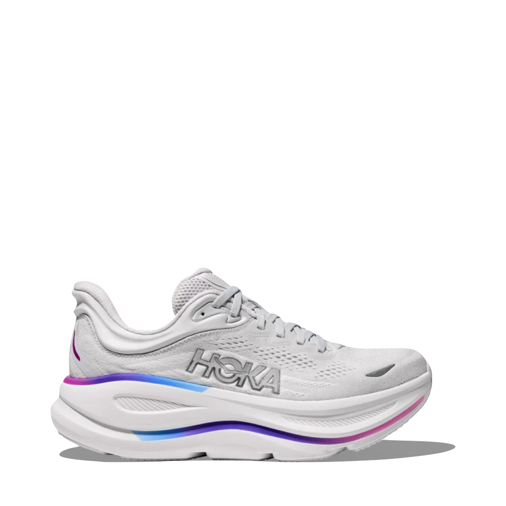 Hoka Women's Bondi 9 Sneaker in Cosmic Grey/White – V&A Bootery INC
