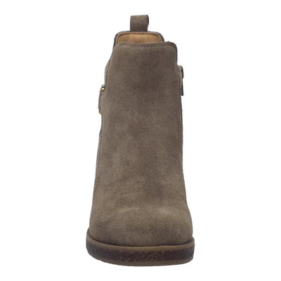 Josef Seibel Women's Gloria 04 Heeled Boot in Taupe Suede